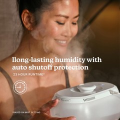 HoMedics UHE-CMTF14-WT Ultra Humidifier 0.5 Gal Top-Fill Visible Cool Mist
