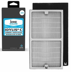 2 – C HEPA & Carbon Filters – Fits Idylis Air Purifiers IAP-10-200 & IAP-10-280
