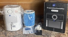 WaterFirst Evaporative Humidifier for Bedroom, 400ml/H Cool Moisture + Filter 3L