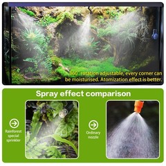 Reptile Smart Mister, Reptile Humidifiers Misting System Automatic with Timer…