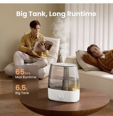 Provirtec 6.5L Stay Clean Tank Humidifier For Large Roo