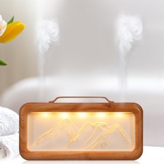 Snow Mountain Humidifier Desk Humidifiers for Office Living Room
