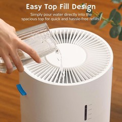2-In-1 Air Purifier and Humidifier Combo for Large Room up to 1325 Ft², 3-Stage