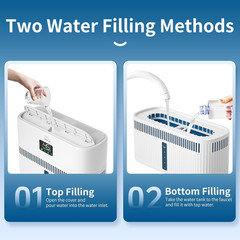 Evaporative Humidifiers for Bedroom, Living Room, Nursery, Large Room up to 300