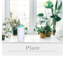 O-Mei Stars Plant Humidifier, 350ml USB Mini Humidifier for Plants, Small Plant