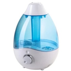 Lasko UH200 12″ Ultrasonic Cool Mist Humidifier w Scent Tray Night Light White