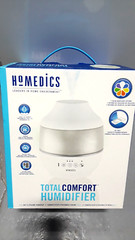 Homedics TotalComfort Cool Mist Ultrasonic Humidifier – White/ .5 Gal/ 1.9L