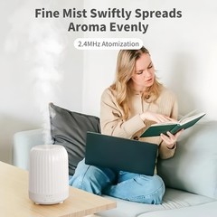 Essential Oil Aroma Diffuse Aromatherapy LED Ultrasonic Humidifier Air Purifier