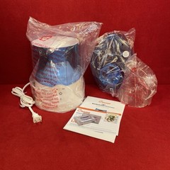 Crane 2-in-1 Warm Mist Humidifier & Steam Inhaler 0.5gal EE-5202 Blue & White
