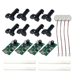 For DIY Humidifier Project 4PCS Ultrasonic Mist Maker Driver Board Atomizer Kit