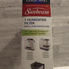 SUNBEAM SF221 COOL MIST HUMIDIFIER FILTER TRIPLE LAYER PROTECTION NEW