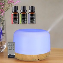 Essential Oil Diffuser 500ML Aromatherapy Diffuser Mist Humidifiers 7 Color LED