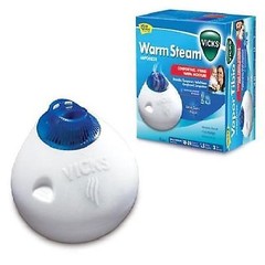 NIB Vicks Warm Steam Vaporizer Humidifier W/Night Light-1.5 Gallon Factory Seal