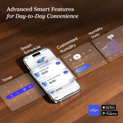 Levoit Humidifiers for Bedroom Large Room, 6.2L Tank, Smart App, Quiet 26Db | To
