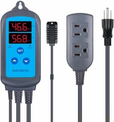 Inkbird Humidity Controller 10A Humidifier Humidistat Mushroom Grow Kit Seedling