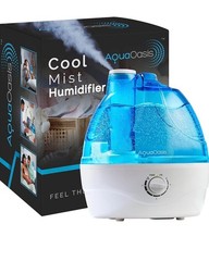 AquaOasis® Cool Mist Humidifier (2.2L Water Tank) Quiet Ultrasonic Humidifiers