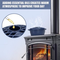 Wood Stove Steamer, Fireplace Humidifier, Cast Iron Humidifier for Stove, Mat…