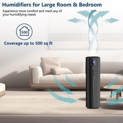 Akeshan Large Humidifiers for Bedroom, 9L/2.5Gal Ultrasonic Cool Mist