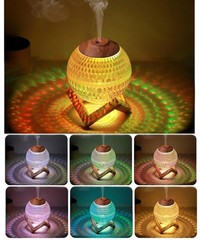 350ml Crystal Ball Air Humidifier USB Portable Fragrance Diffuser Colorful LED L