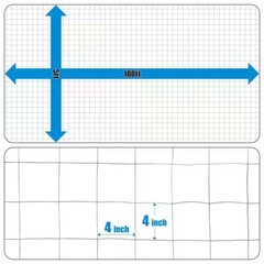 5 ft. x 100 ft. 16-Gauge Welded Wire Fence Durable Fencing w/ 4 in. x 4 in. Mesh
