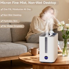 9.8L Large Capacity Humidifier 800ml/h Nano Four-Spray 50H Runtime*