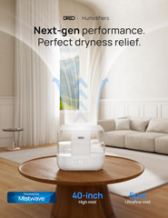 Dreo Smart Humidifiers for Bedroom, Top Fill 4L Supersized Humidifier Large Room