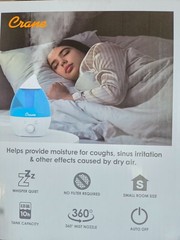 Crane Drop (EE-5301) Ultra Sonic Cool Mist Humidifier – Blue & White