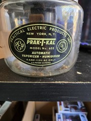 Vintage Glass Automatic Vaporizer Humidifier