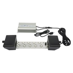 12-Head 110V Ultrasonic Mist Maker Kit Pond Fogger Mister Machine w/2 Buoy NEW!