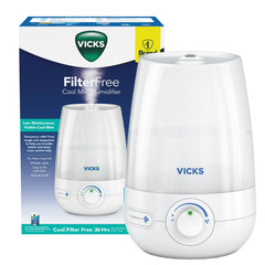 Vicks 1 gal 400 sq ft Ultrasonic Cool Mist Humidifier, White
