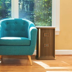 AIRCARE Digital Whole-House Pedestal-Style Evaporative Humidifier Nutmeg