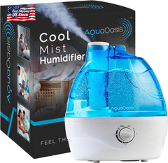 Aquaoasis® Cool Mist Humidifier (2.2L Water Tank) Quiet Ultrasonic Humidifiers f