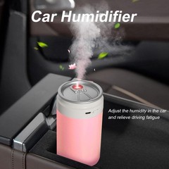 Humidifiers, Humidifier for Bedroom, Can Air Humidifier, 260ml, Pink
