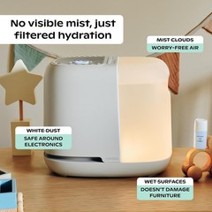 Nursery Humidifier 2.5L 36HR Run Time White