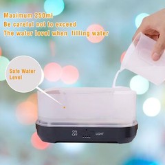 Electric Humidifier LED Remote Colorful Diffuser Aromatherapy SnowFlake Gift