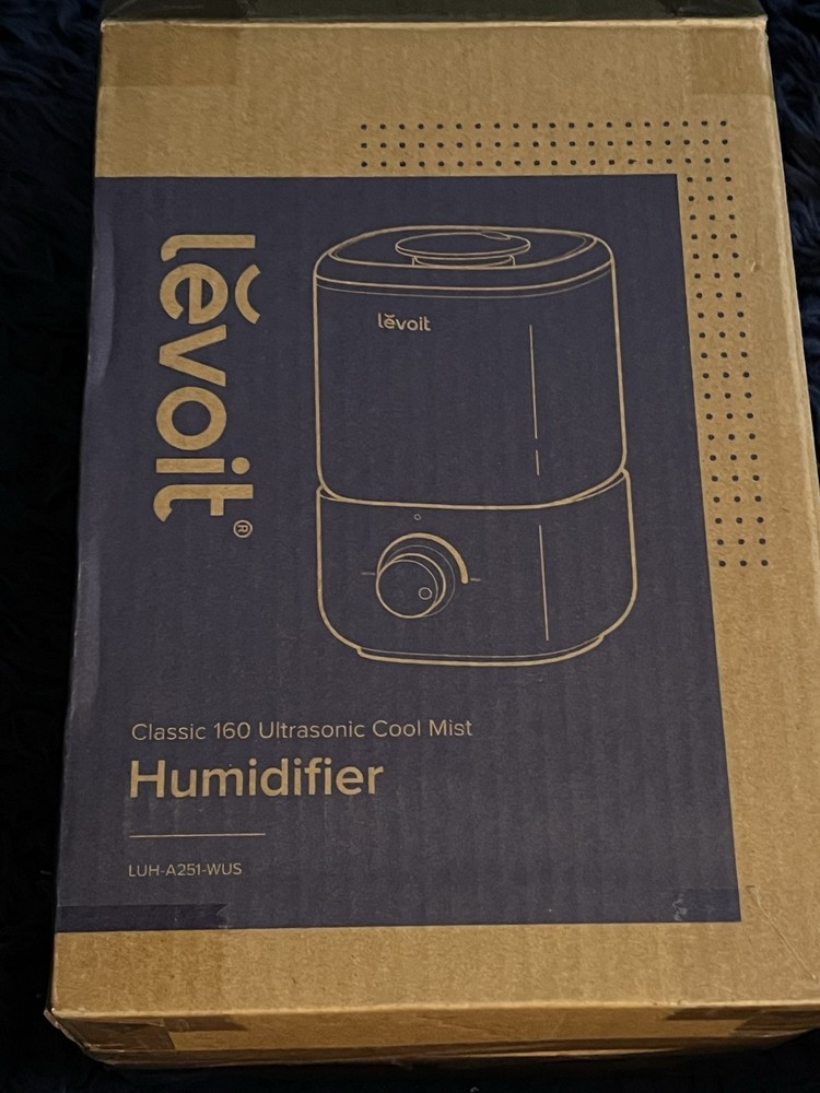 Leviot Top Fill Humidifiers For Bedroom, 2.5L Tank For Large Room Cool Mist