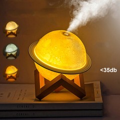 3D Moon Lamp Humidifiers USB LED Night Lunar Light Touch Remote Color Changing