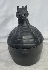 Plow Hearth Dragon Wood Stove Steamer | Cast Iron Fireplace Humidifier