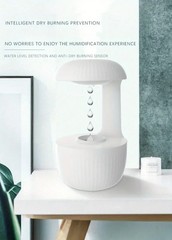 600ml Anti-Gravity Water Droplet Humidifier USB Quiet Cool Mist LED Night Light