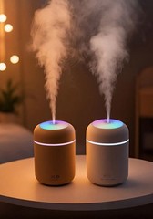 300ML Essential Oil Diffuser Ultrasonic Air LED Aromatherapy Humidifier Car Home