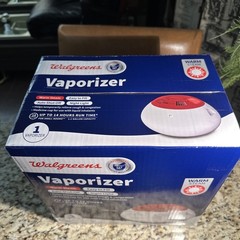Walgreens Vaporizer Warm Steam Easy to Fill Auto Shut Off Night Light 14 Hr