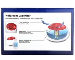 Walgreens Vaporizer Warm Steam Humidifier | Night Light 1.1 Gallon Auto Shut-Off