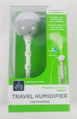 Conair TS120X Travel Smart USB Travel Humidifier Nightlight Moisturize Dry Air