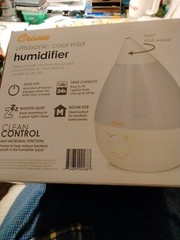 Crane Drop Humidifiers Ultrasonic Cool Mist Humidifier Filter Free 1 Gal …NEW.