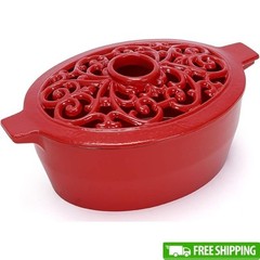 Cast Iron Wood Stove Humidifier Large Capacity Automatic Aroma Diffuser New