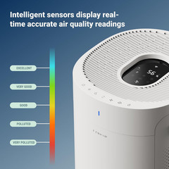 BLUEAIR 2-In-1 Purify + Humidify: Air Purifier and Humidifier with Hepasilent™ a