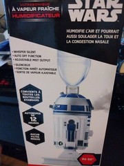 Disney Star Wars R2D2 Ultrasonic Cool Mist Humidifier Anti Microbial Emson 12 Hr