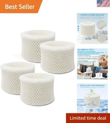 4-Pack Humidifier Wicking Filters – Compatible with Honeywell & Duracraft Models