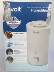 Levoit Dual 150 Ultrasonic Cool Mist Humidifier with 3L Tank White New Open Box