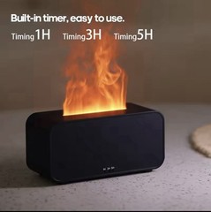 Umidificador de ar, Difusor colorido do aroma de chama criador de fresco Air